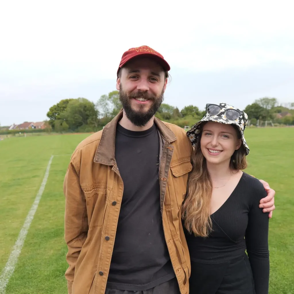 Rachael and Nathan Hassall, co-founders of The Poetry Vessel and husband and wife team